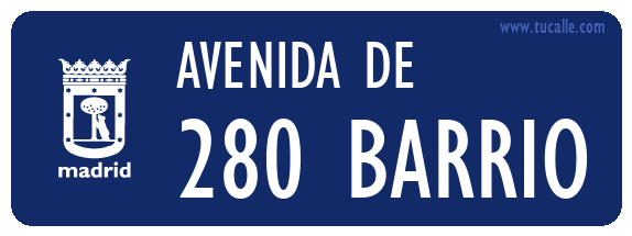 cartel_de_avenida-de-280 Barrio_en_madrid